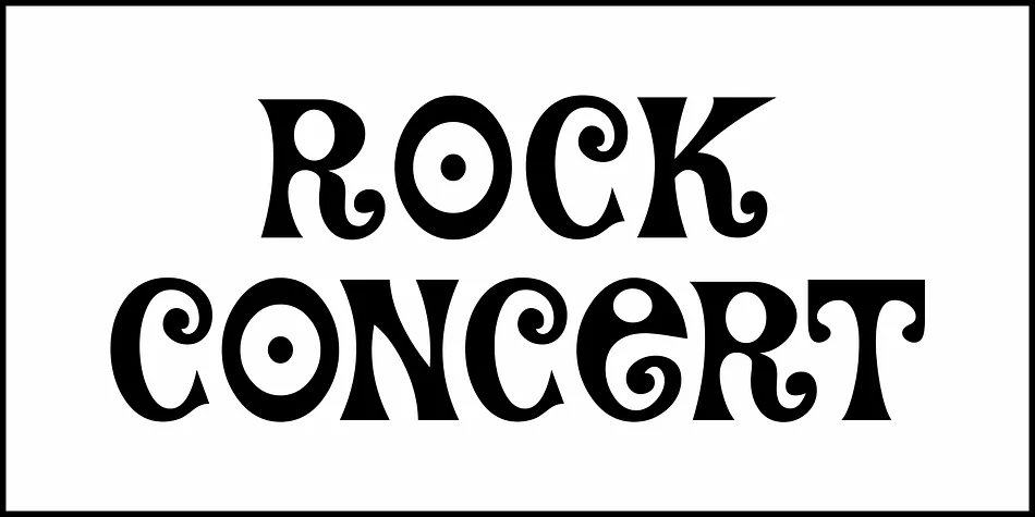 ROCK CONCERT JNL by Jeff Levine Fonts — Display Font — thumbnail 2
