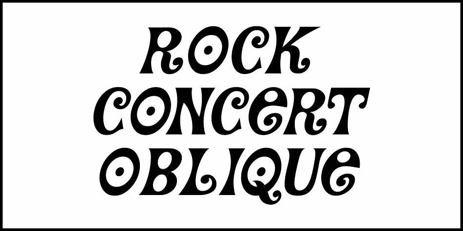 ROCK CONCERT JNL by Jeff Levine Fonts — Display Font — thumbnail 4
