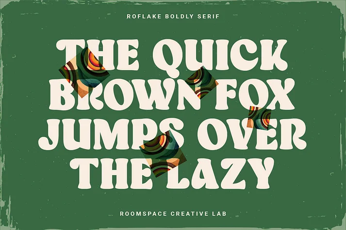 Roflake by roomspace — Display Font — thumbnail 5