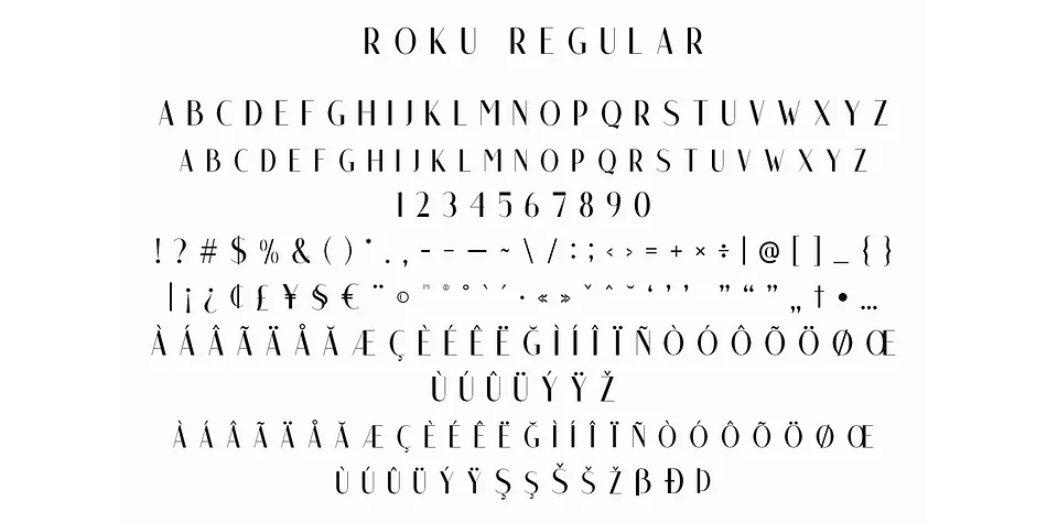Roku by Craft Supply Co. — Display Font — thumbnail 3