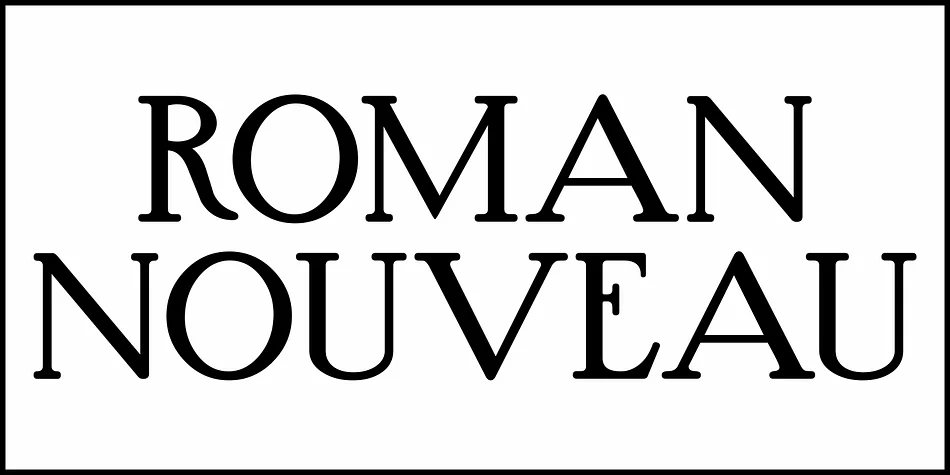 ROMAN NOUVEAU JNL by Jeff Levine Fonts — Decorative Font — thumbnail 2