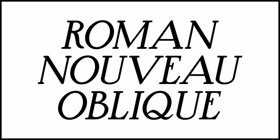 ROMAN NOUVEAU JNL by Jeff Levine Fonts — Decorative Font — thumbnail 4
