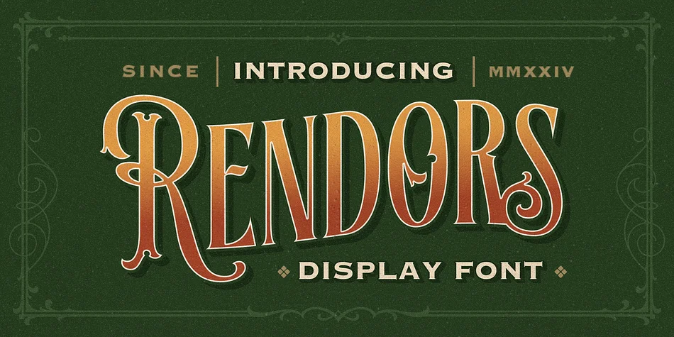 Ronders by Letterhend Studio — Decorative Font