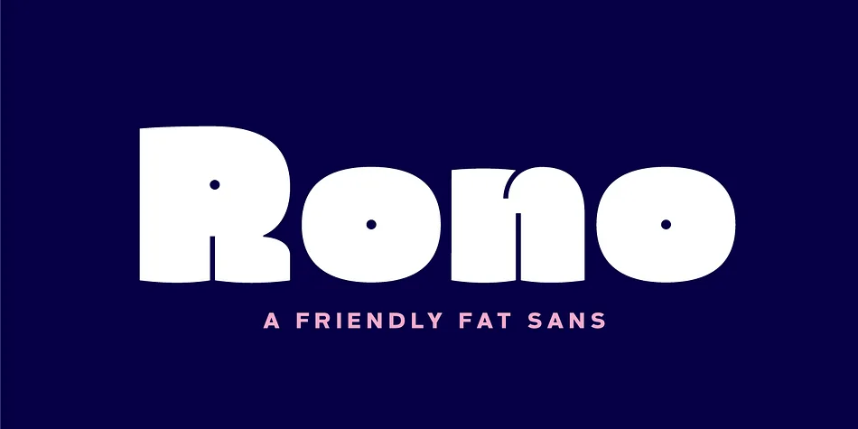 Rono by JC Design Studio — Display Font