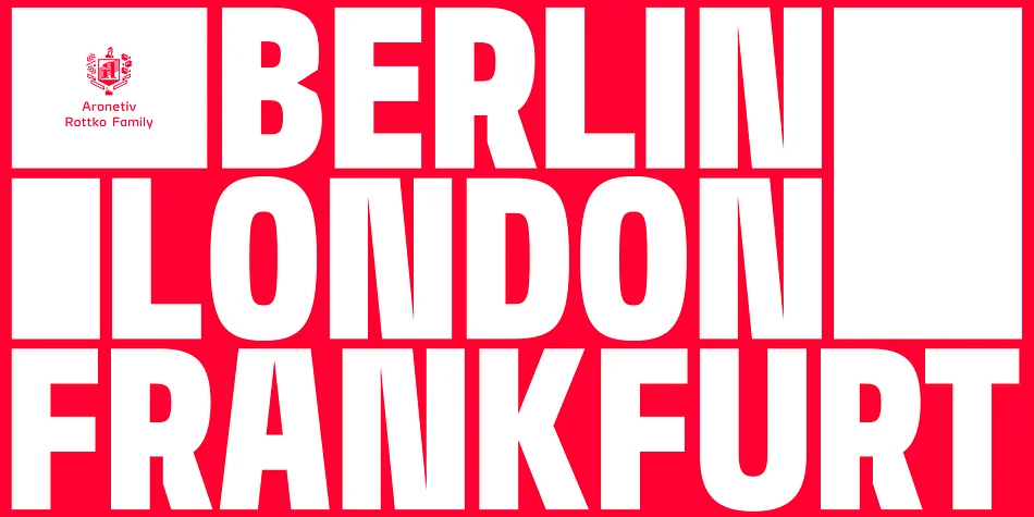 Rottko by Aronetiv — Display Font — thumbnail 2