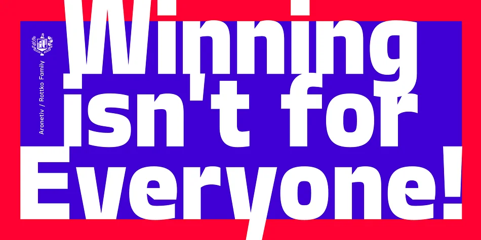 Rottko by Aronetiv — Display Font — thumbnail 3
