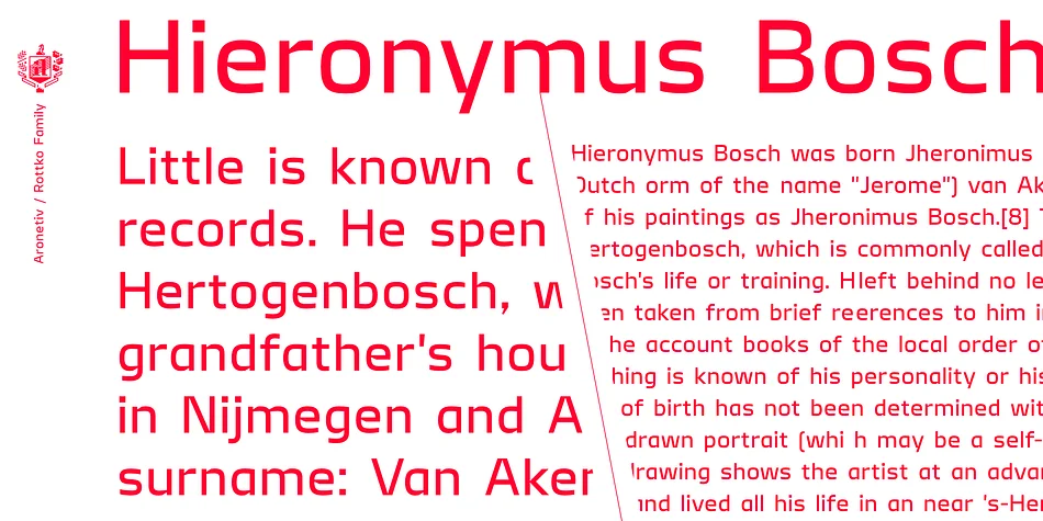 Rottko by Aronetiv — Display Font — thumbnail 4