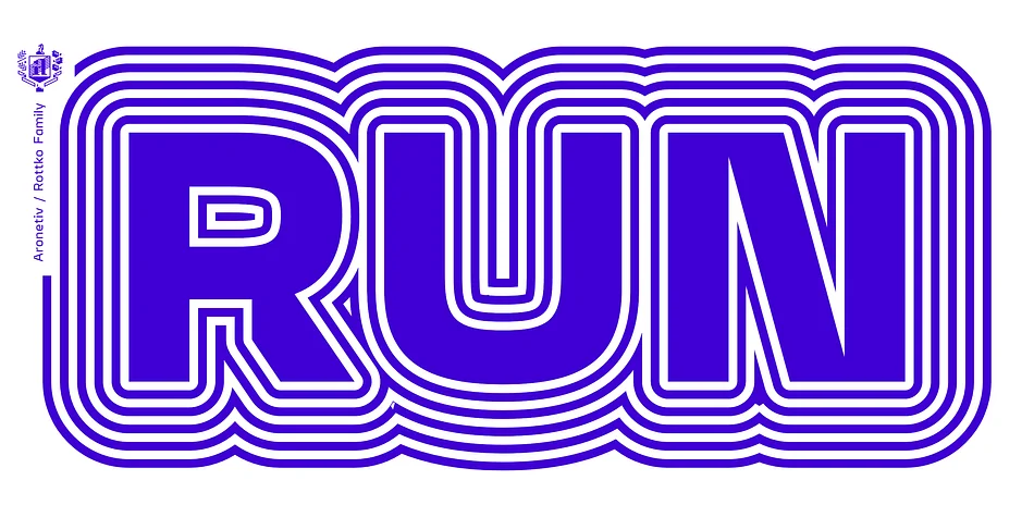 Rottko by Aronetiv — Display Font — thumbnail 5