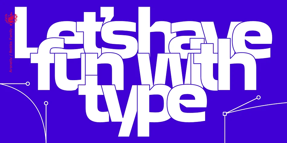 Rottko by Aronetiv — Display Font — thumbnail 7
