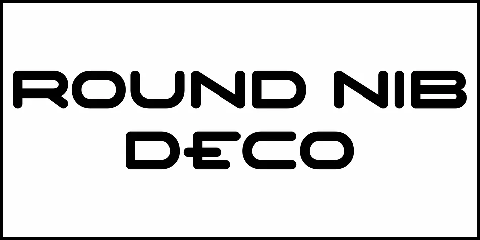 ROUND NIB DECO JNL by Jeff Levine Fonts — Decorative Font — thumbnail 2