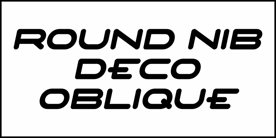 ROUND NIB DECO JNL by Jeff Levine Fonts — Decorative Font — thumbnail 4