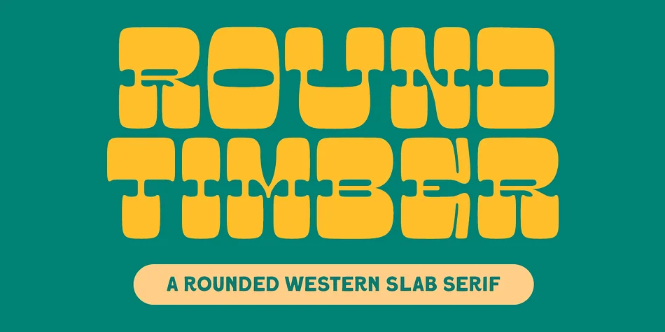 Round Timber by Letterhend Studio — Decorative Font