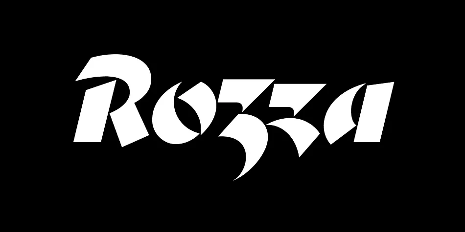 Rozza by Serebryakov — Display Font