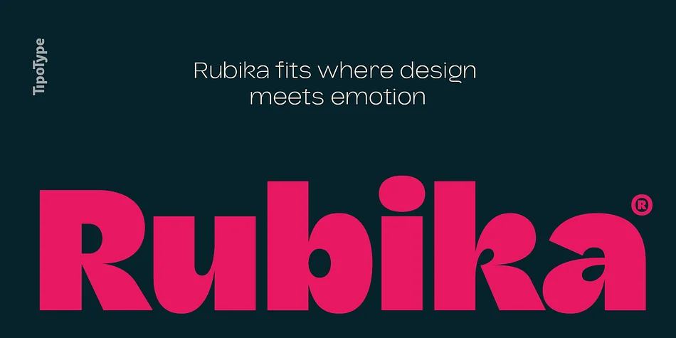 Rubika by TipoType — Display Font