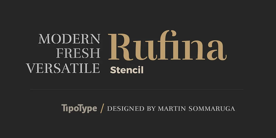 Rufina Stencil by TipoType — Dingbats Font