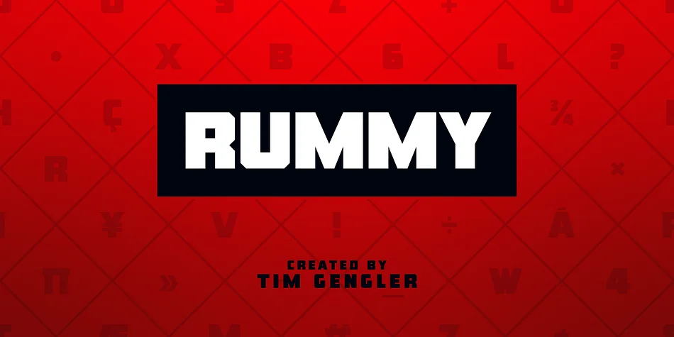 Rummy by Bunny Dojo — Display Font
