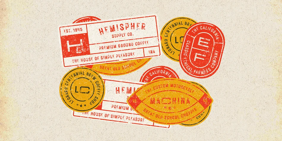 Rustic Printed by Edignwn Type — Display Font — thumbnail 2