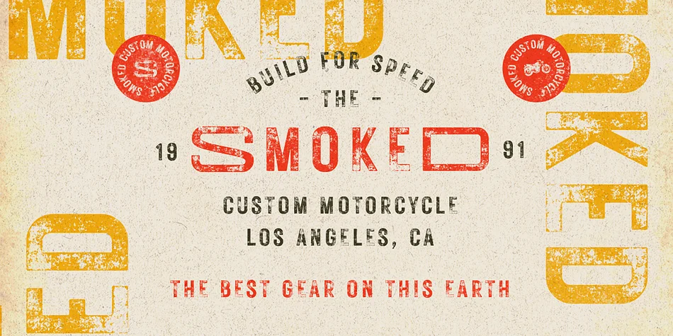 Rustic Printed by Edignwn Type — Display Font — thumbnail 3