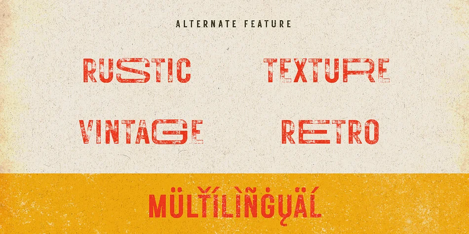 Rustic Printed by Edignwn Type — Display Font — thumbnail 7