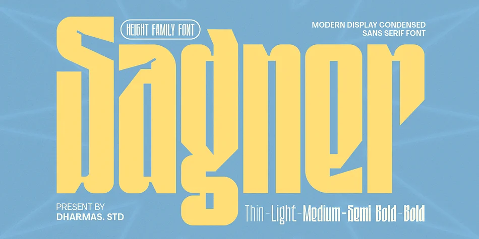 Sagner by Dharmas Studio — Display Font