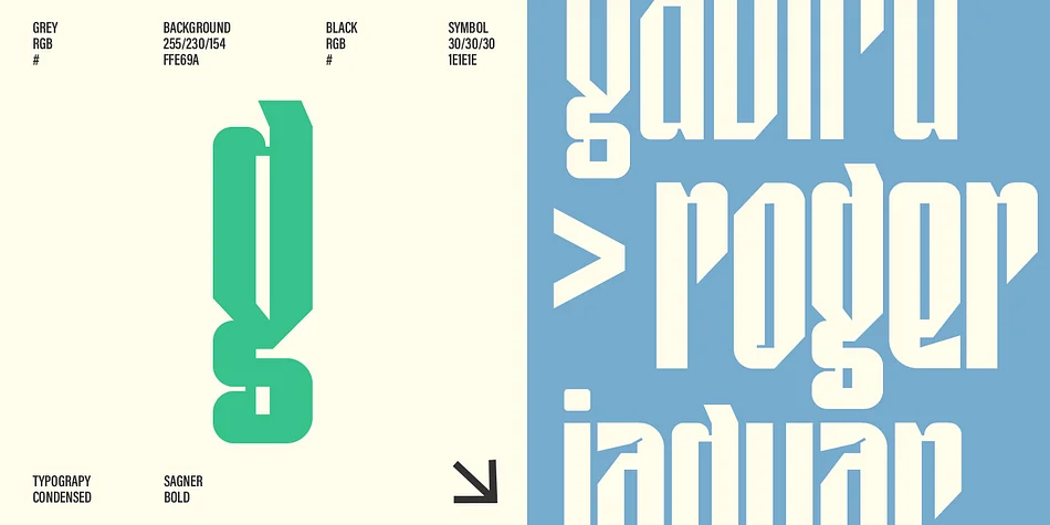Sagner by Dharmas Studio — Display Font — thumbnail 4