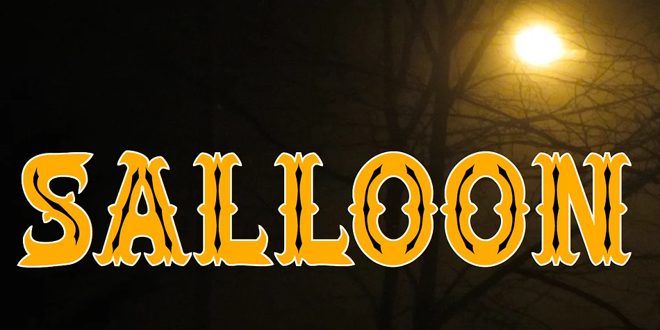 Salloon by Ingrimayne Type — Decorative Font