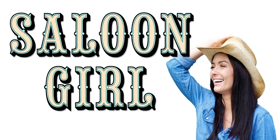 Saloon Girl by FontMesa — Decorative Font