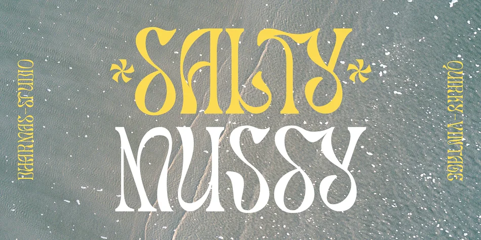 Salty Mussy by Dharmas Studio — Display Font