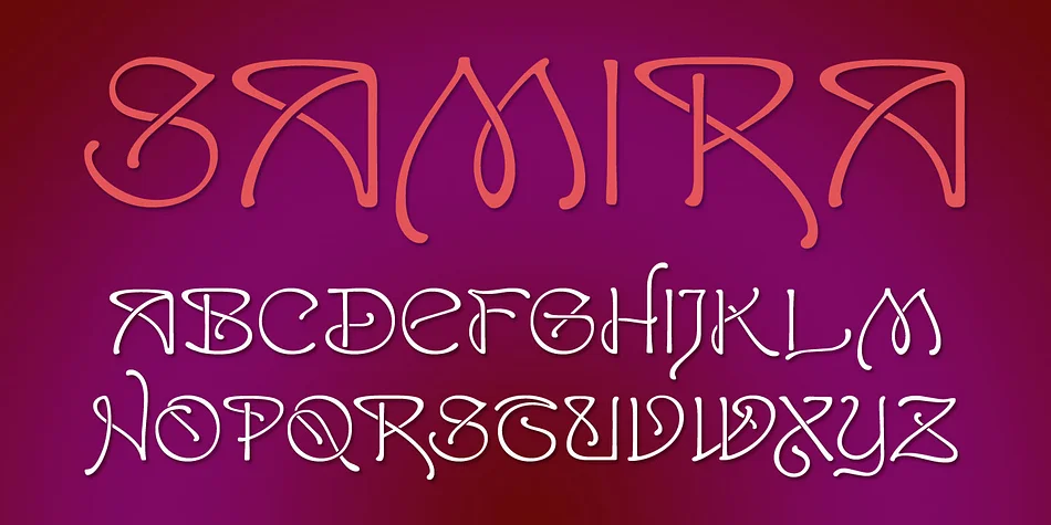 SAMIRA by CastleType — Decorative Font