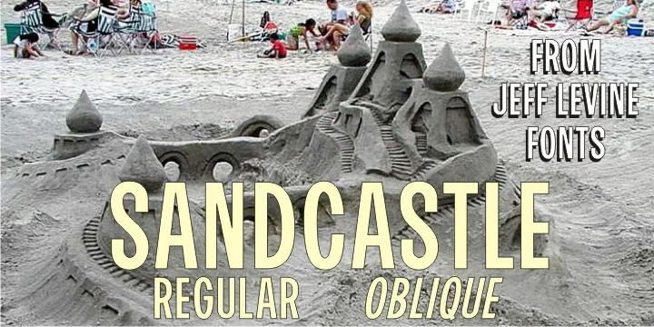 SANDCASTLE JNL by Jeff Levine Fonts — Display Font