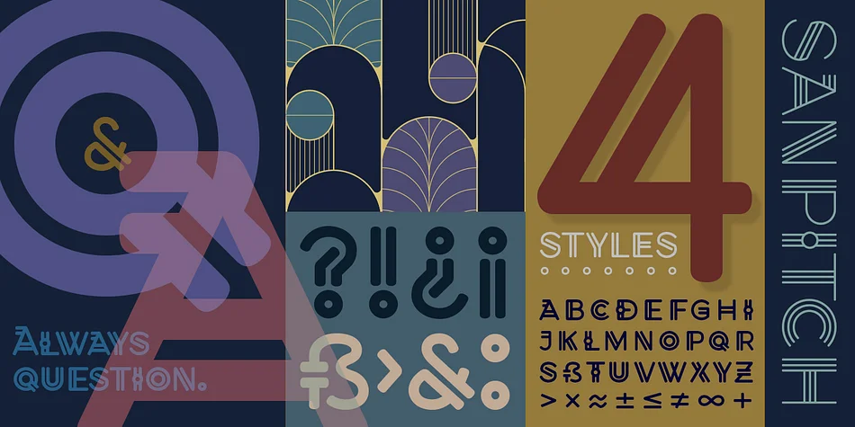 Sanpitch by Cory Maylett Design β Decorative Font