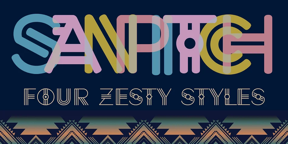 Sanpitch by Cory Maylett Design — Decorative Font — thumbnail 4