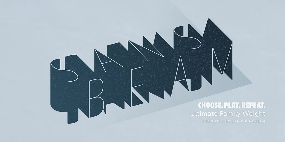 Sans Beam by Stawix — Display Font