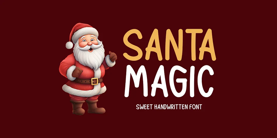 SANTA MAGIC by Seemly Fonts — Decorative Font