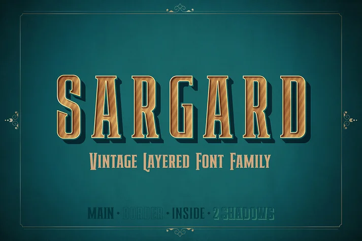 Sargard by Sentavio — Decorative Font