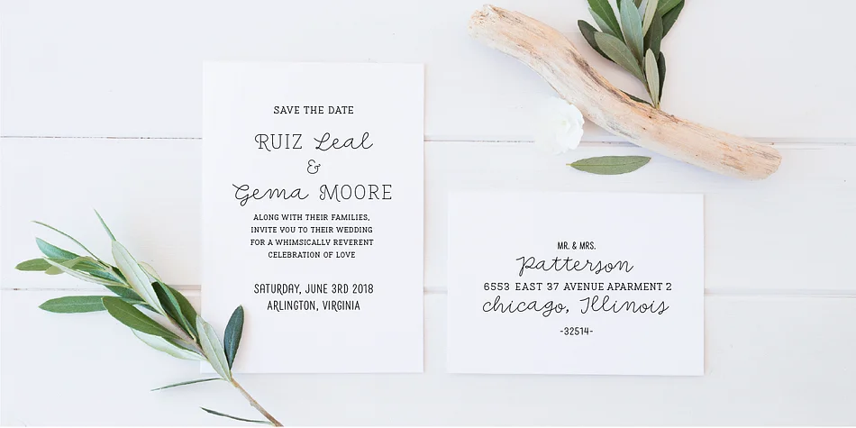 Save the Date by Latinotype — Display Font — thumbnail 4
