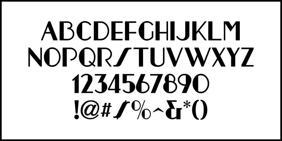 Schoolyard Deco JNL by Jeff Levine Fonts — Display Font — thumbnail 3