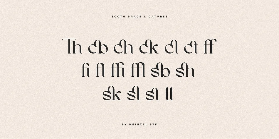 Scoth Brace by Heinzel Std — Decorative Font — thumbnail 5