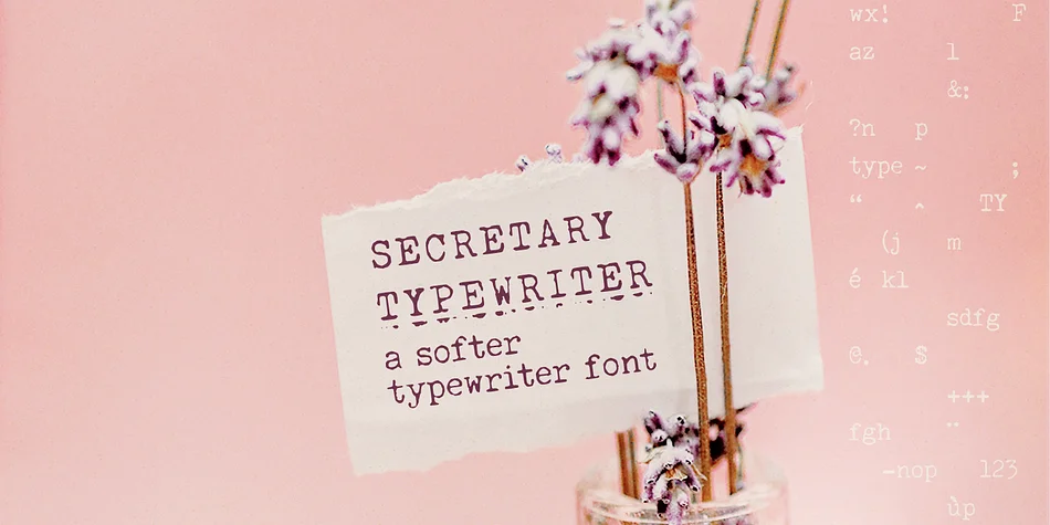Secretary Typewriter by Ana's Fonts — Decorative Font