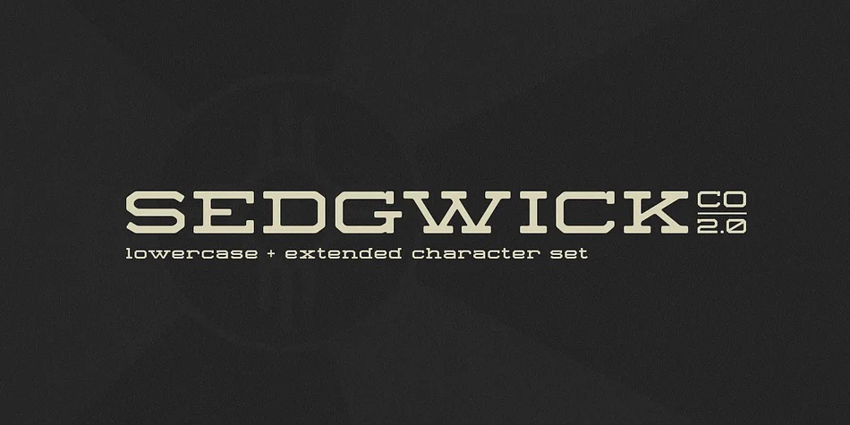 Sedgwick Co 2.0 by DJ Sherman — Decorative Font