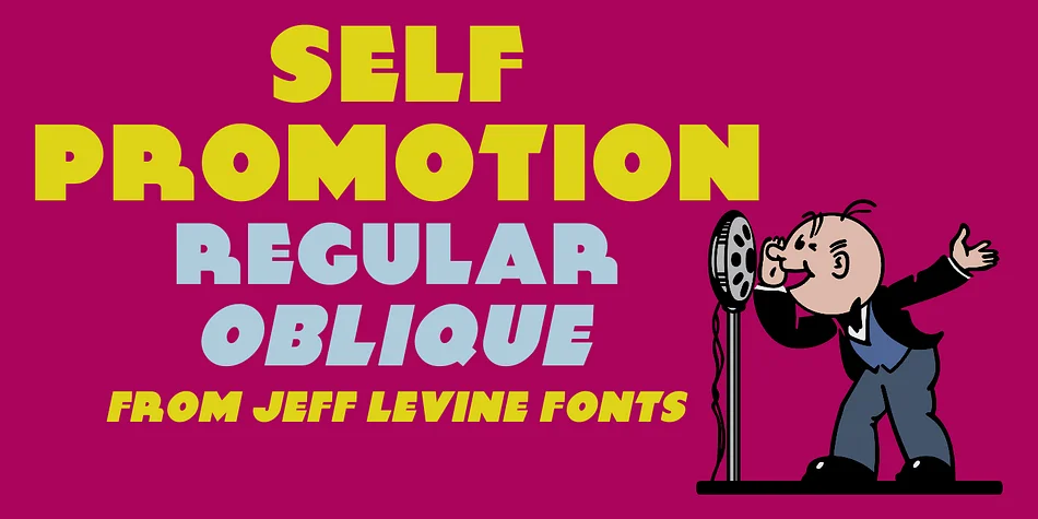 SELF PROMOTION JNL by Jeff Levine Fonts — Display Font
