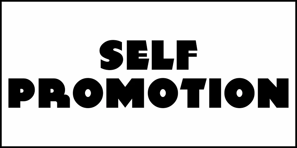 SELF PROMOTION JNL by Jeff Levine Fonts — Display Font — thumbnail 2