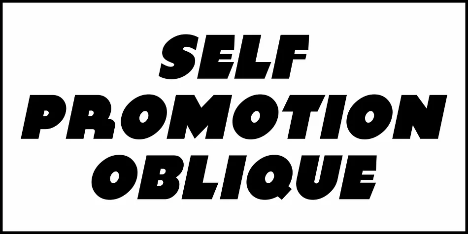 SELF PROMOTION JNL by Jeff Levine Fonts — Display Font — thumbnail 4