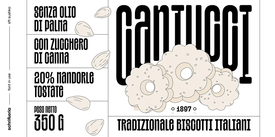 SFT SUSHKA by Schrifteria Foundry — Display Font — thumbnail 2