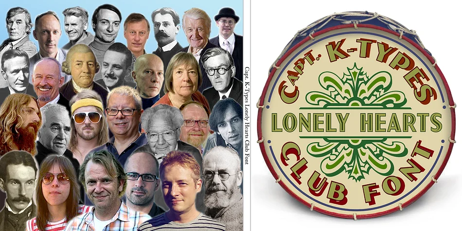 Sgt Peppers Lonely Hearts Club by K-Type — Decorative Font