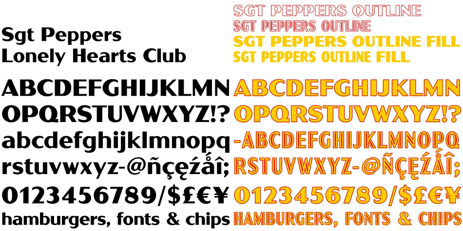 Sgt Peppers Lonely Hearts Club by K-Type — Decorative Font — thumbnail 3