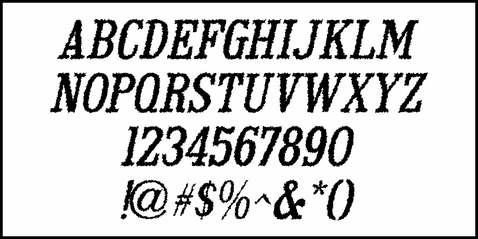 SHATTERED DREAMS JNL by Jeff Levine Fonts — Display Font — thumbnail 5
