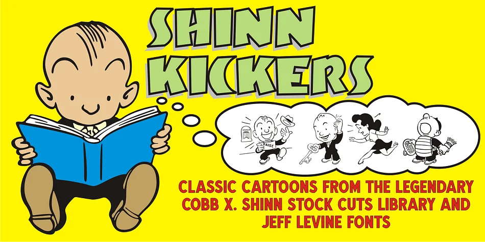 Shinn Kickers JNL by Jeff Levine Fonts — Dingbats Font