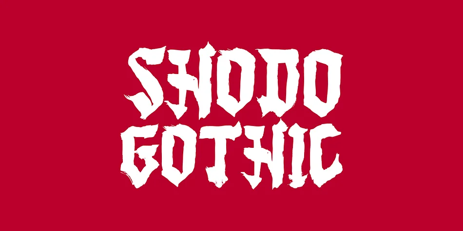 Shodo Gothic by Mirco Zett — Blackletter Font