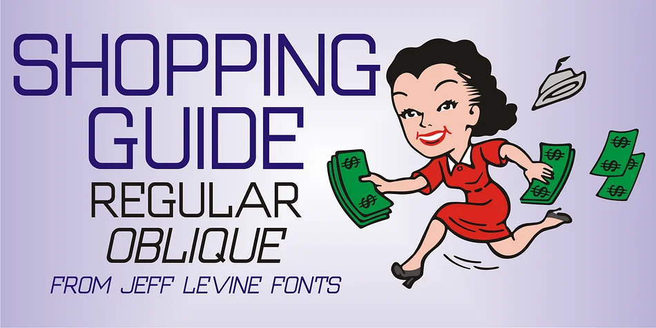 SHOPPING GUIDE JNL by Jeff Levine Fonts — Decorative Font